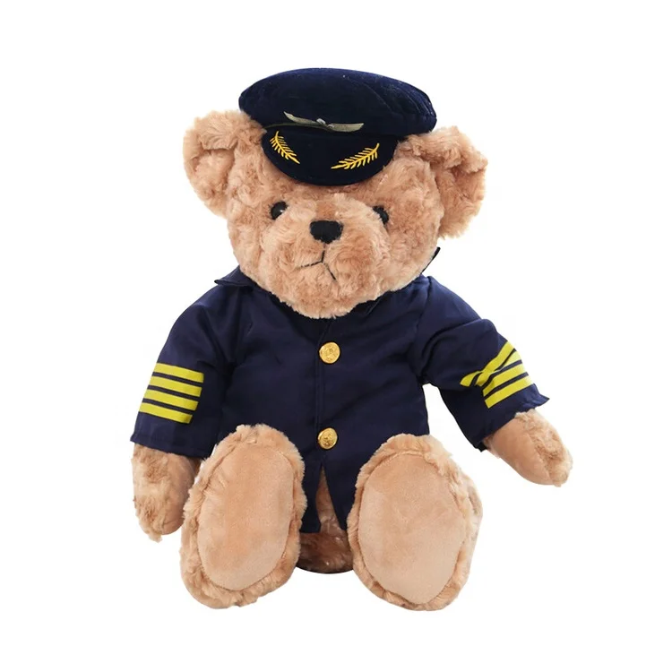 Пользовательская плюшевая игрушка ultraman pilot bear teddy pilot