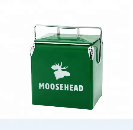 new product ideas classic metal cooler box with bottle opener
