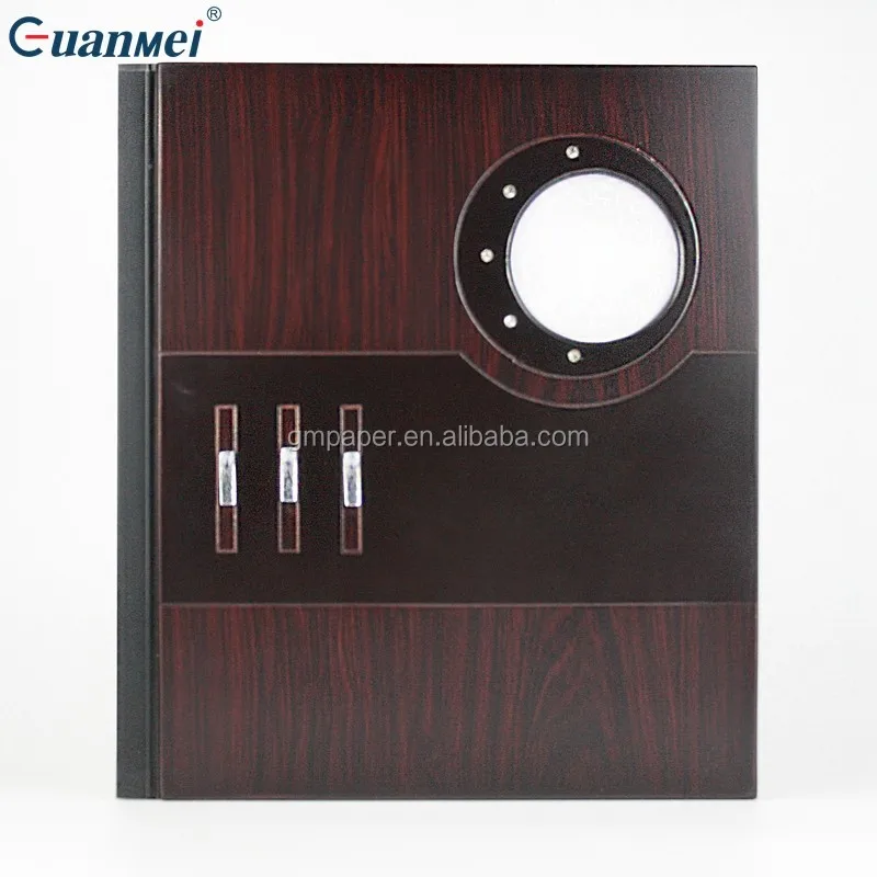 GuanMei деревянный альбом акриловая Обложка новейший цифровой фотоальбом