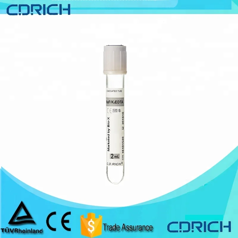 Medical K2 EDTA Vacuum Blood Collection Tube needle holder