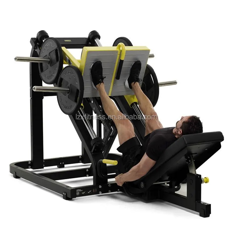 Linear leg press 45 degree leg press plate loaded fitness equipment