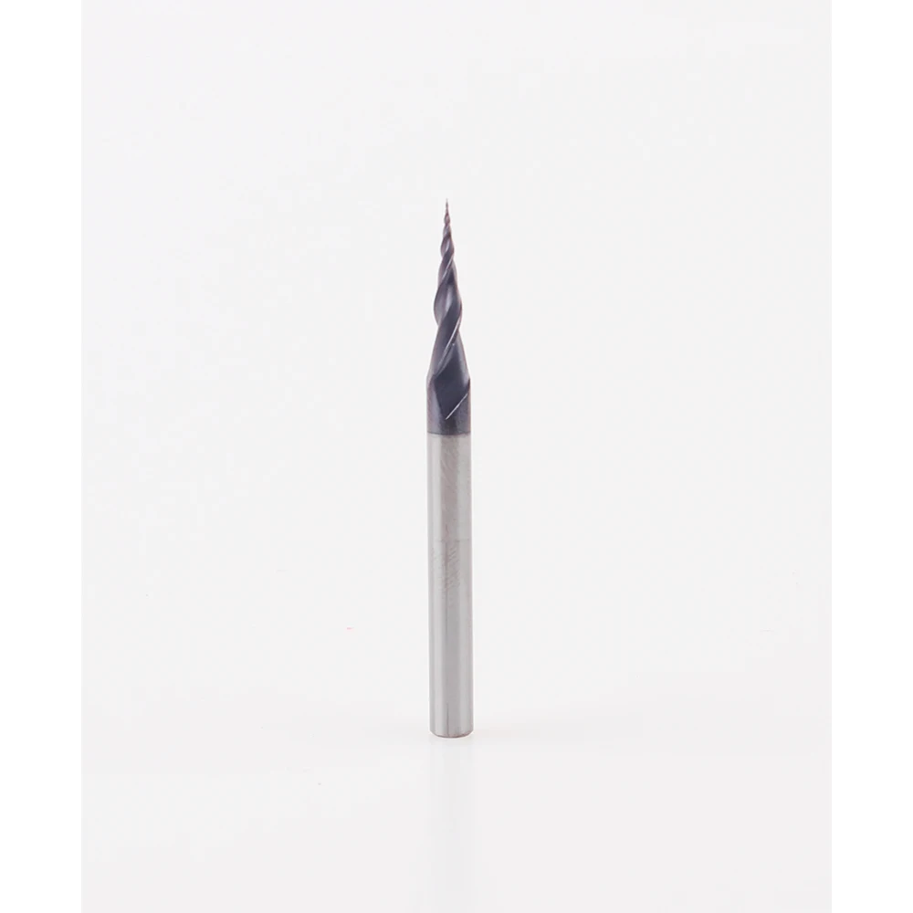tungsten carbide taper neck end mill with ball nose