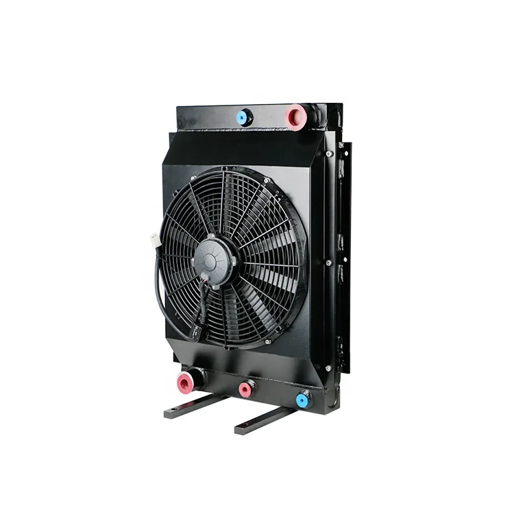 Digger concrete pump energy-saving industrial cooling system mini water to air heat exchanger