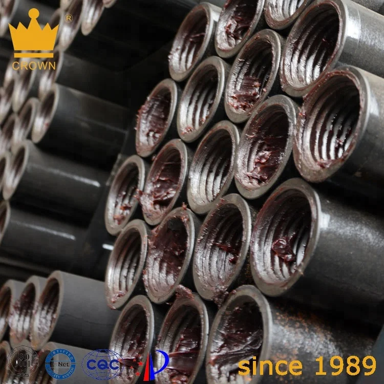 CROWN drill rod for granite NTW BTW HTW wireline 60mm drill rods drill pipes