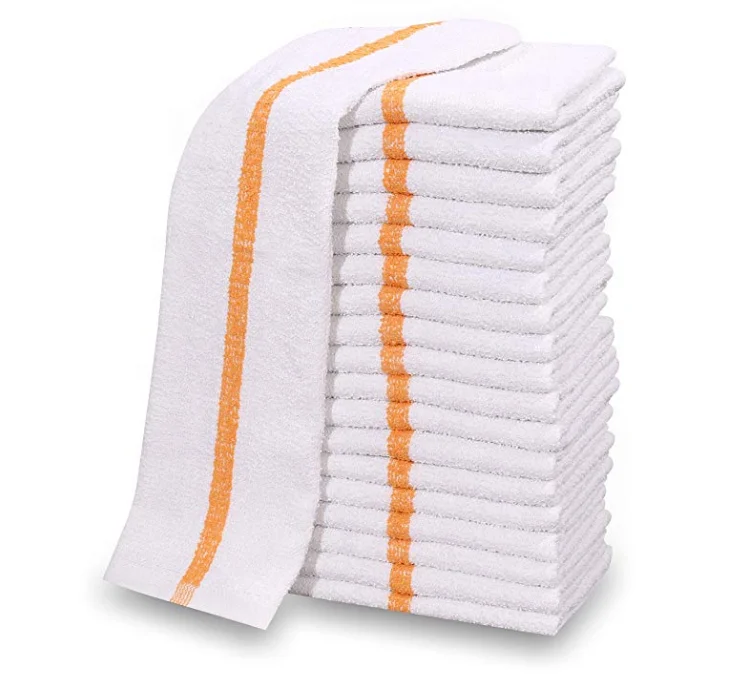 Bar Mop Cleaning Kitchen Dish Cloth Towels 100% Cotton