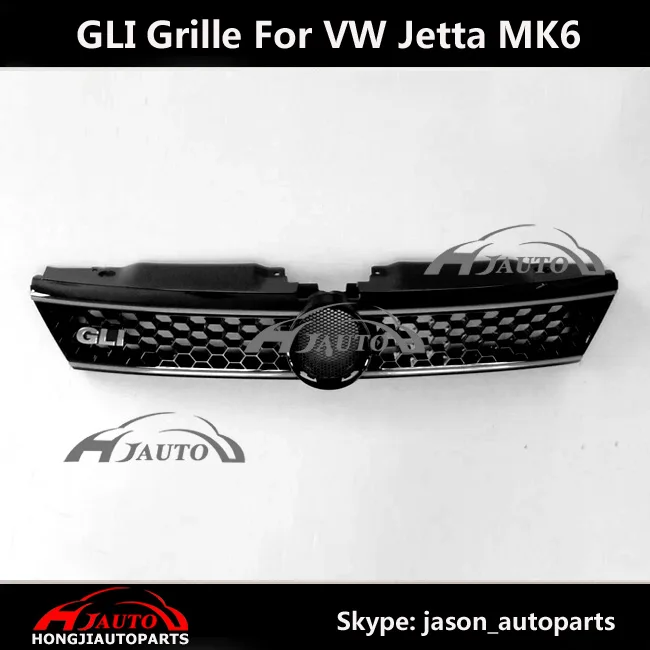 Auto Front Mesh Grille For Volkswagen VW Jetta MK6 GLI 2012