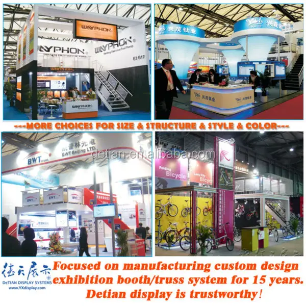 
Factory customize 2 stories booth, double deck booth, two level booth 