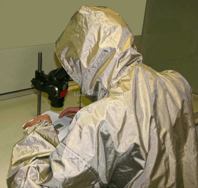 electromagnetic shielding fabric, emf/emi blocking fabric for workwear