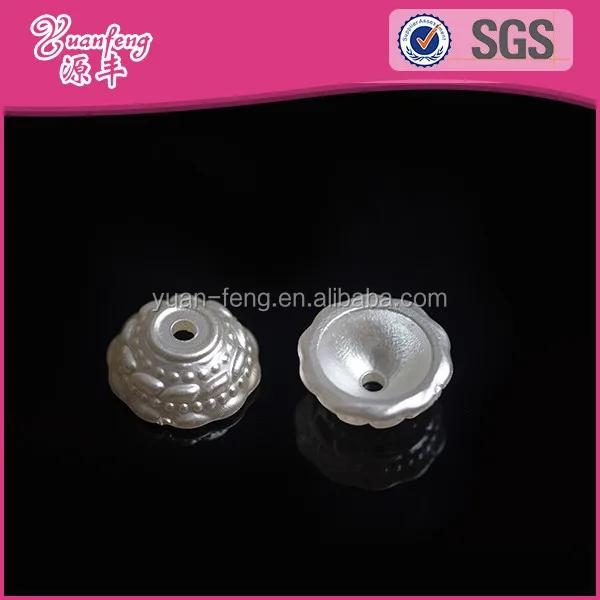 Wholesale various shape plastic half pearl beads for saree blouse accessories