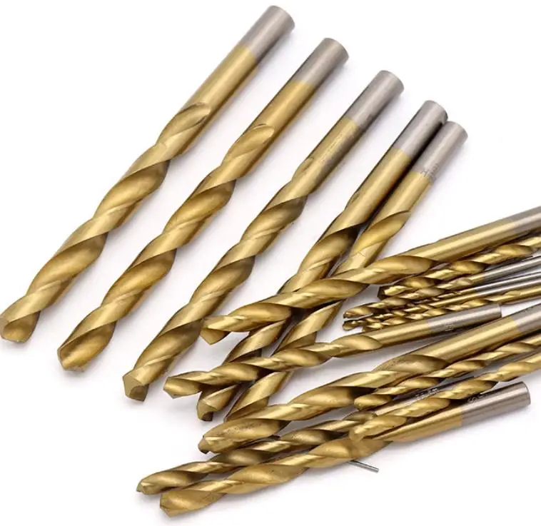 
13pcs High Speed Steel Round Shank Quick Change 2mm-12mm Set Twist Drill Bits 