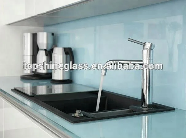 Glass Kitchen Splashback Back Painted Wall Panel