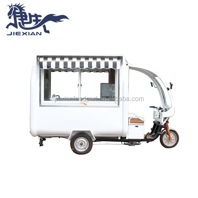 Commercial Electric Beach Tricycle Ice Cream Vending Food Cart For Sale Malaysia