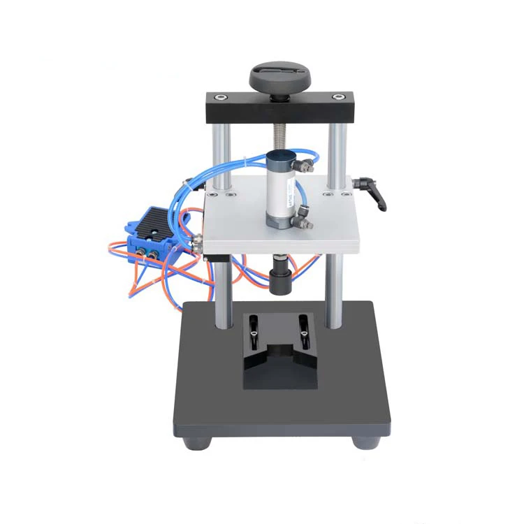 LIENM High Quality Semi-automatic Pneumatic Perfume Bottle Sealing Collaring Capping Machine