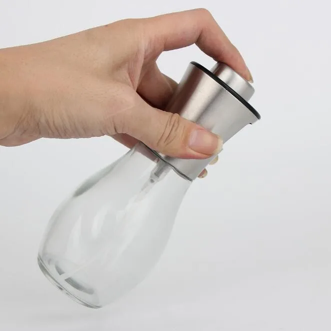 200ml Kitchen Olive Oil glass bottle Mist Sprayer oil bottle