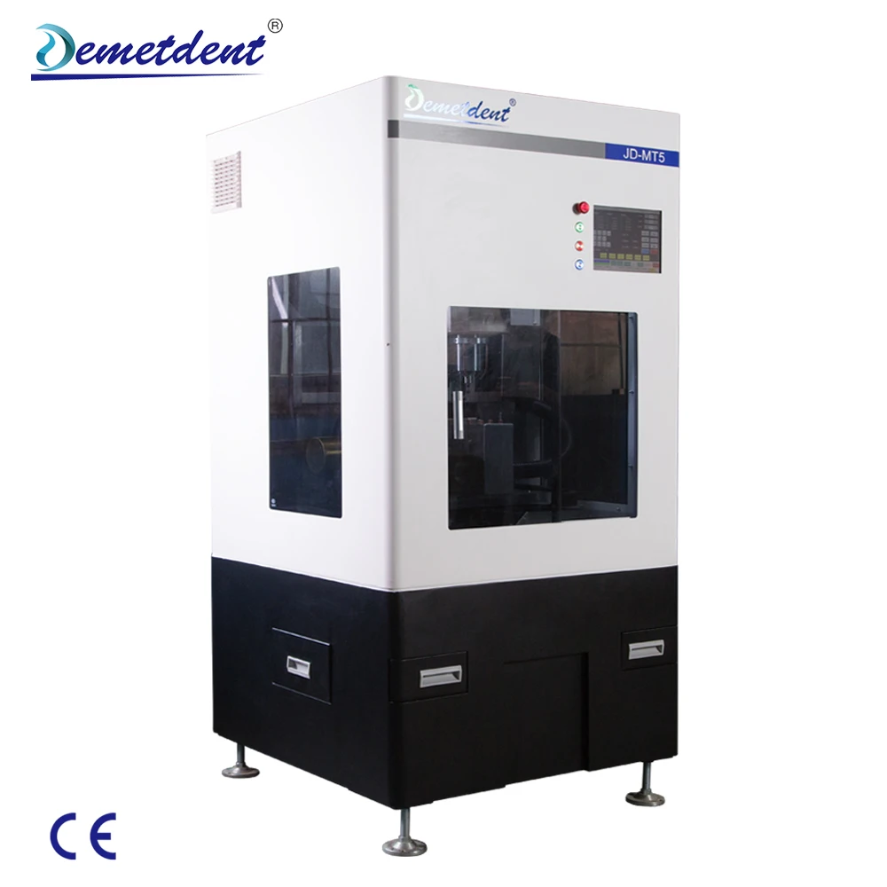 German Hyperdent software 5 Axis dental cad cam milling machine JD-MT5 made in China for sale