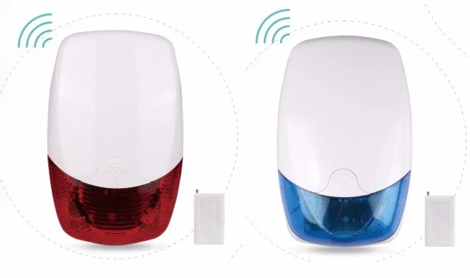 12v Led Outdoor Siren And Strobe Light Alarm wireless