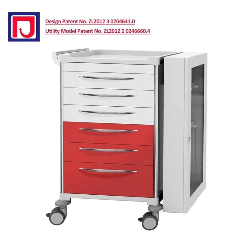 Patient difficult airway cart hospital medical trolley