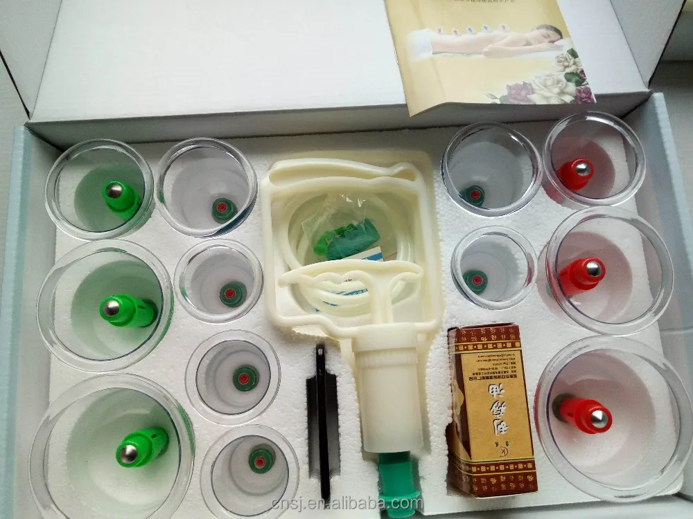
2018 hijama cupping cups chinese massager cupping therapy set 