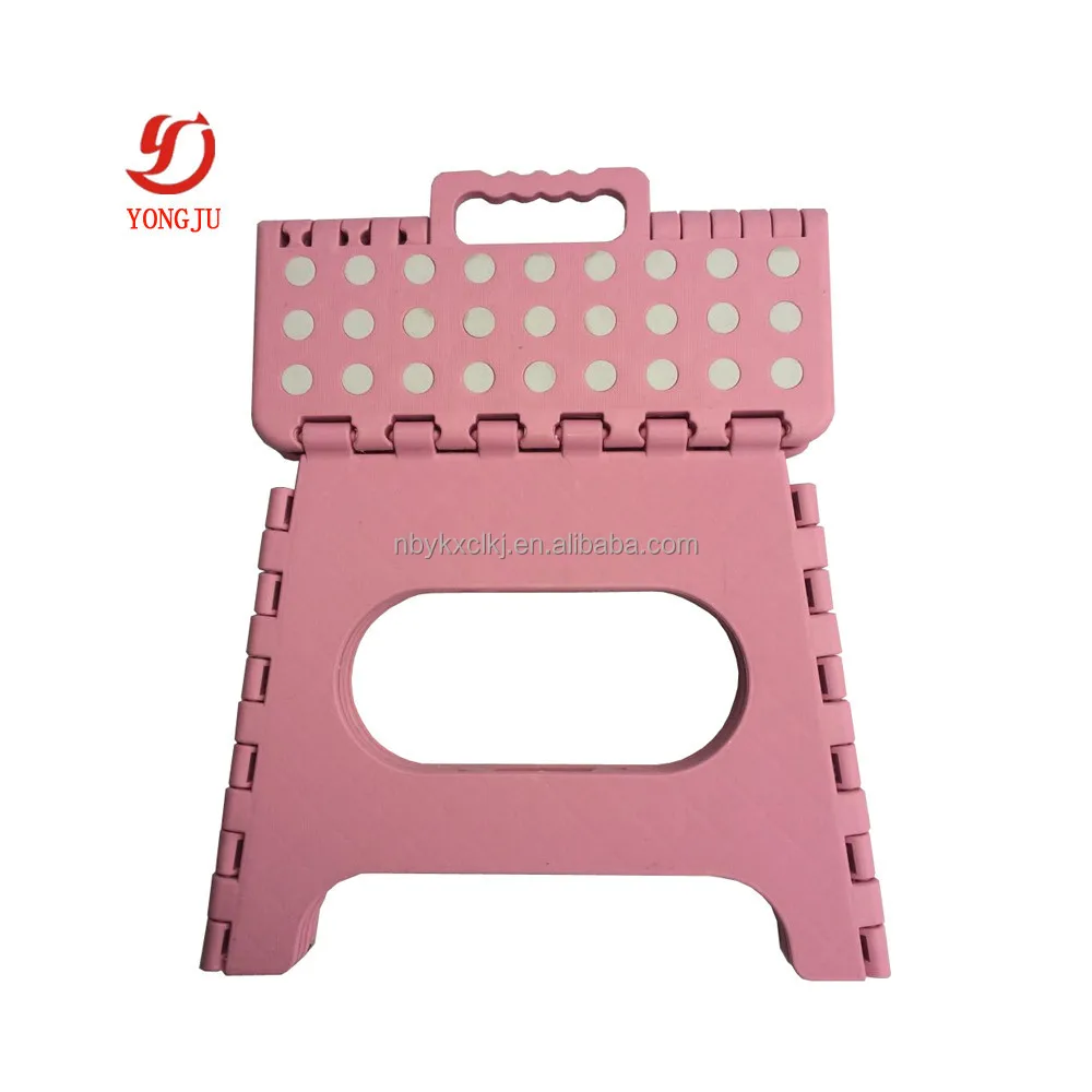 Удобный прозрачный пластиковый портативный складной стул для ног для детей