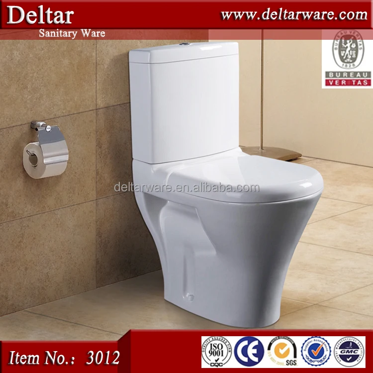 Korean standard toilet , small size water tank toilet straight back to wall