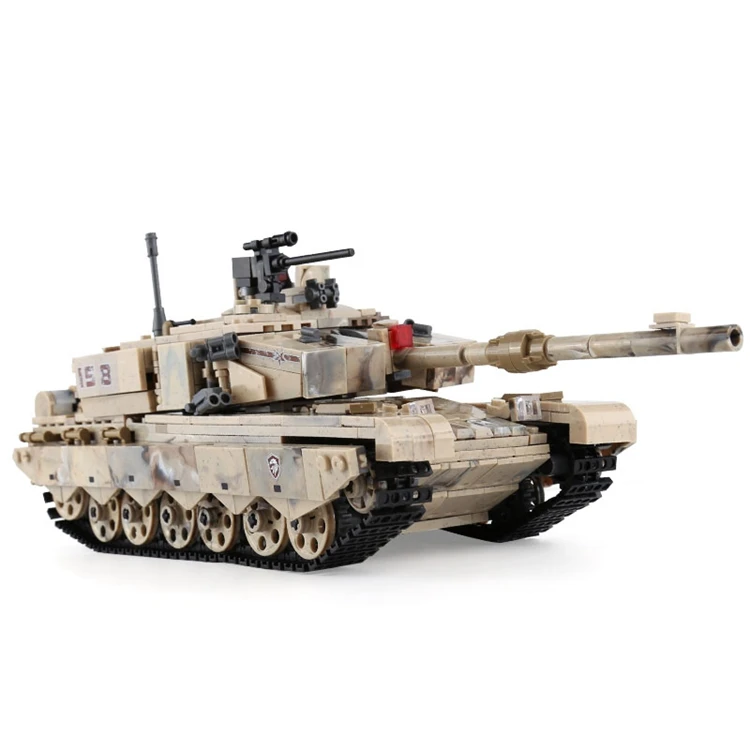 XINGBAO 06021 1340PCS Military Series The 99 Tank Set Building Blocks Bricks Tank Model Car Model Kid Toys As Christmas Gifts