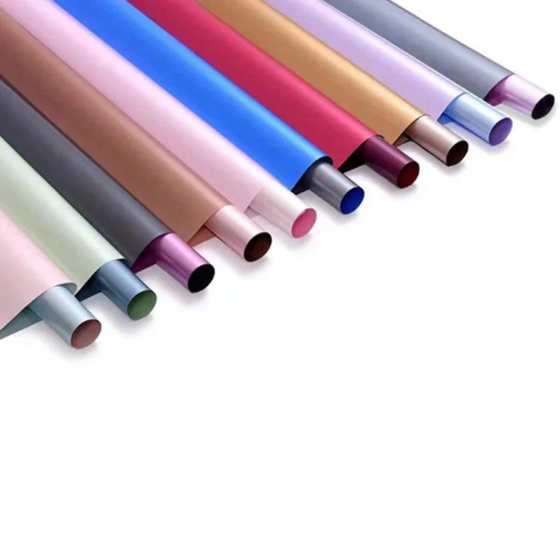 Smooth Wrapping paper for flower gloss waterproof flower packing paper wholesale