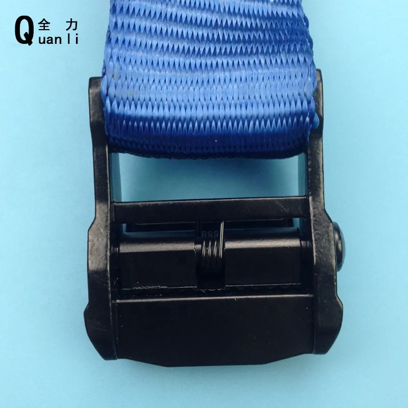 
38mm 1.5 inch endless Cargo lashing strap Black Endless Polyester Metal Cam Buckle tie down strap for packing 