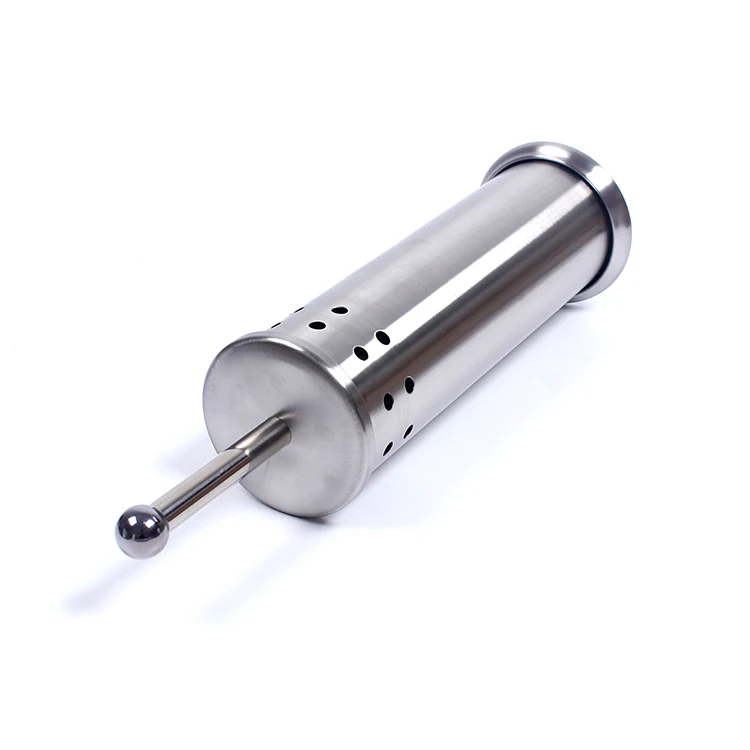 Matte toilet brush holder stainless steel cleaning tool Durable stainless steel bathroom toilet brush