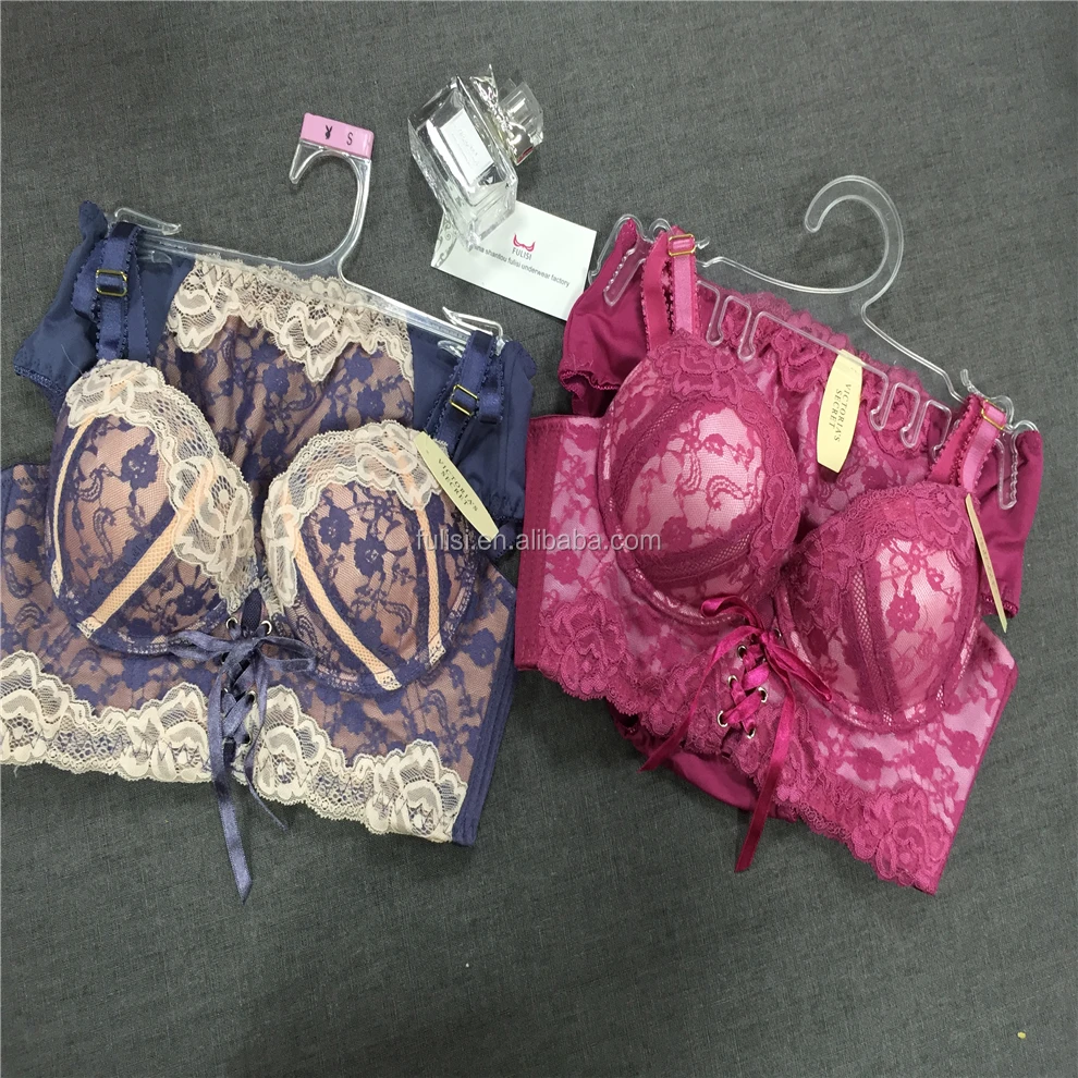 Fashion net bra panty women underwear set