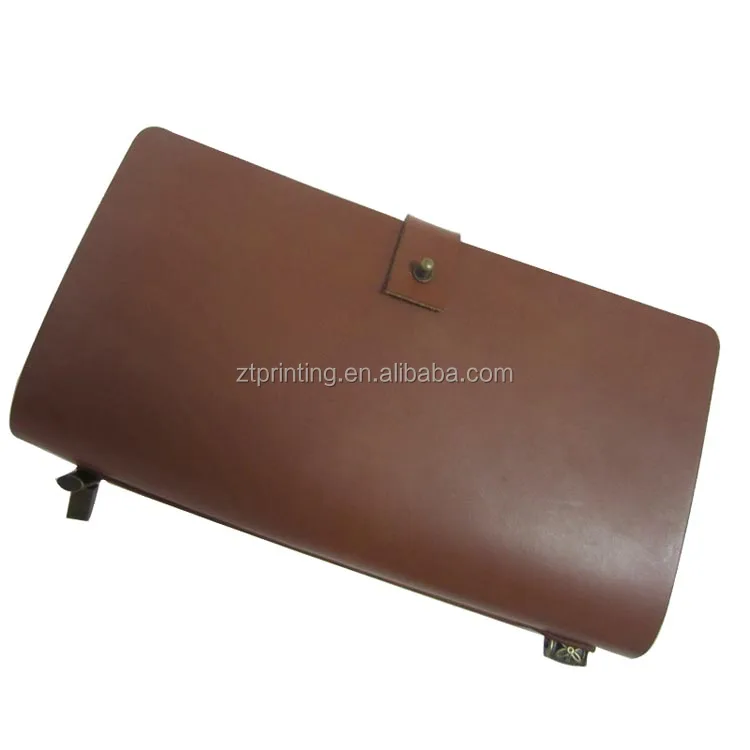 2023 Factory custom genuine leather handmade leather diaries