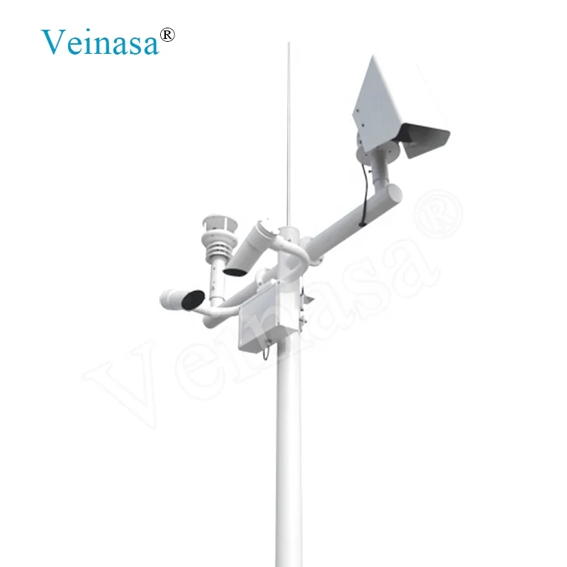 RAWS008 Ultrasonic Sensor High Visibility Measure Automatic Weather Station In Highway