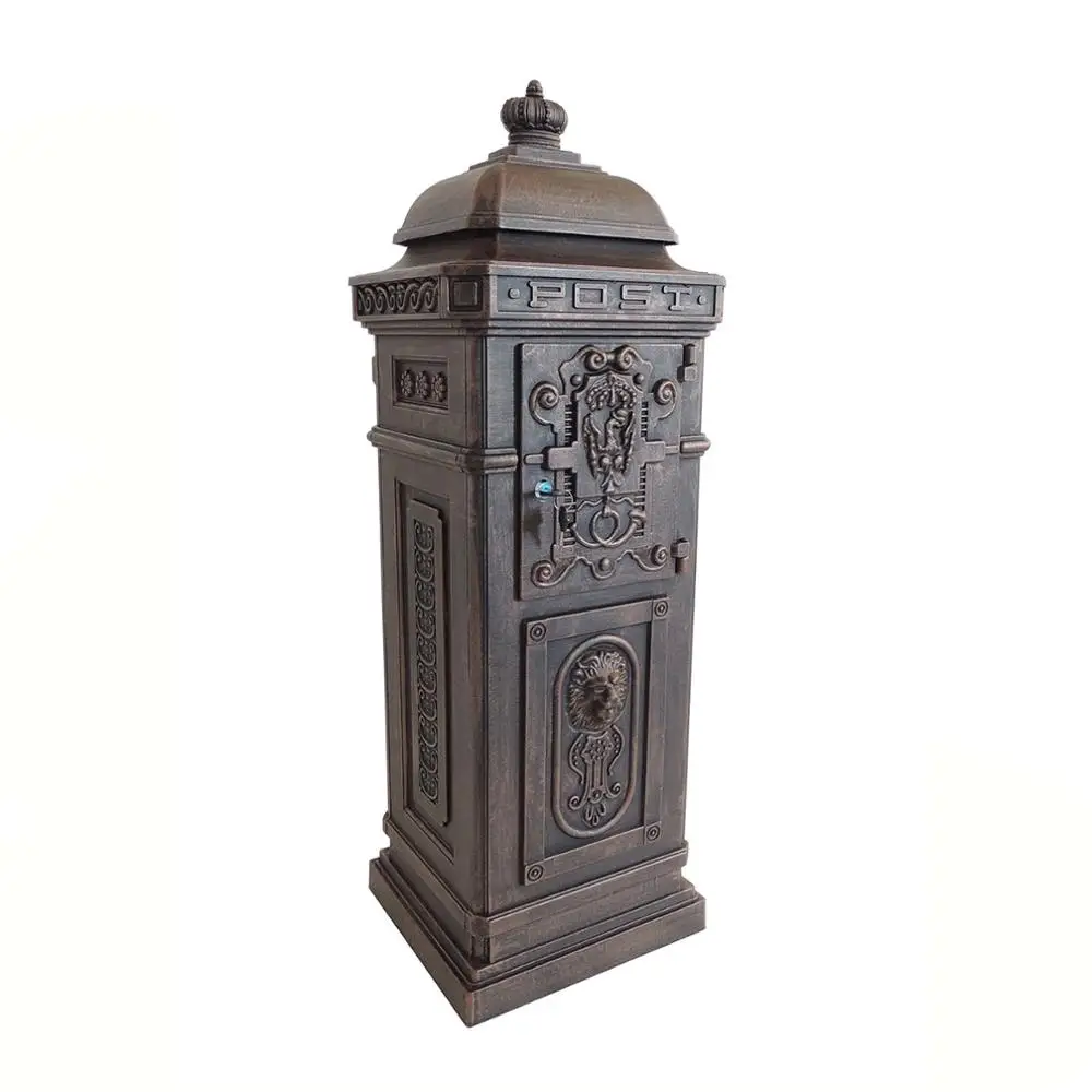 Freestanding Locking Aluminum Mailbox CF-M-03 From Foshan Chengfeng
