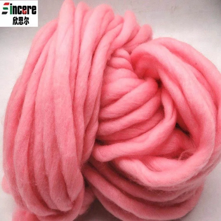 100% Polyester Super bulk chunky roving Iceland yarn For knitting