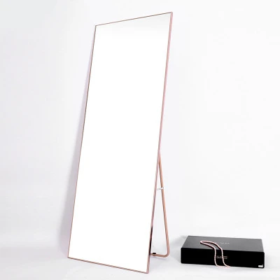 200*80 cm Wholesale Large Mirror Polystyrene  Metal Frame Full Length Dressing Floor Home Makeup Standing floor mirror miroir