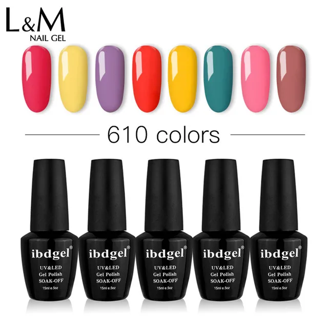 LED&UV Soak Off ibdgel Gel Nail Polish Long Lasting Wholesale Nail Gel Varnish China