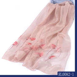 Rulan 2021 silk blend design silk satin scarf