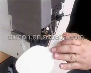 
208 decorating line sewing of insole and bottom sole shoes sewing machine 