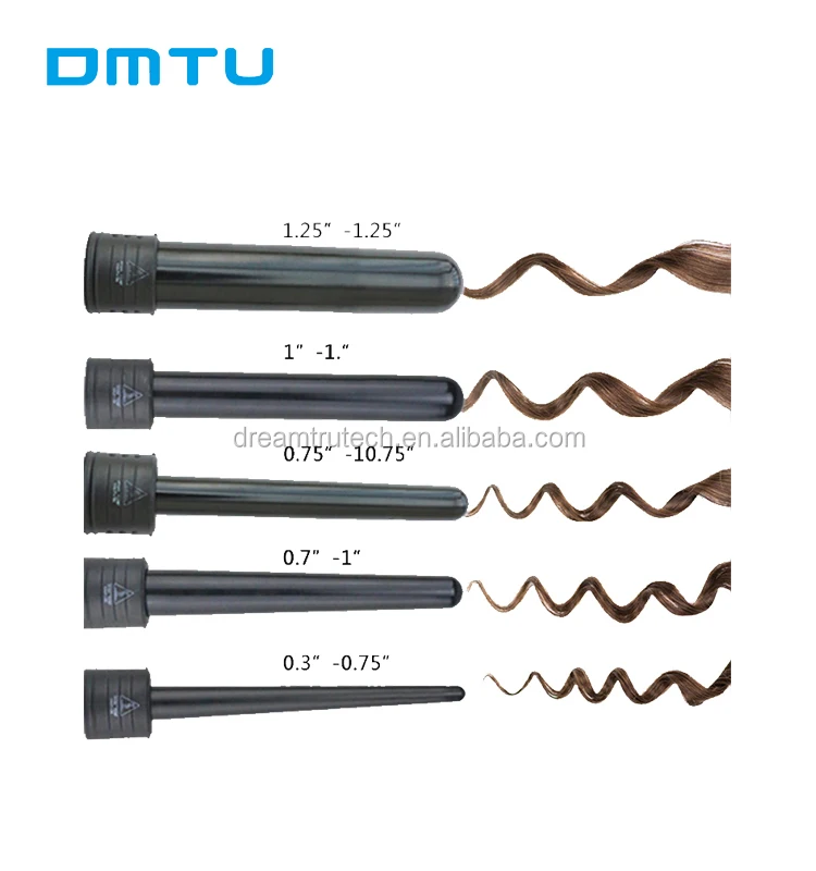 DMTU Wholesale factory prices ceramic pro lcd hair curler magic tec hair curler automatic curling iron