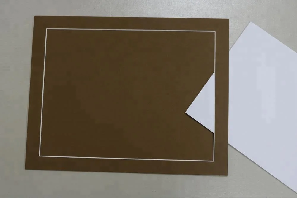 wholesale uncut matboard for photo frame custom picture frame with backing