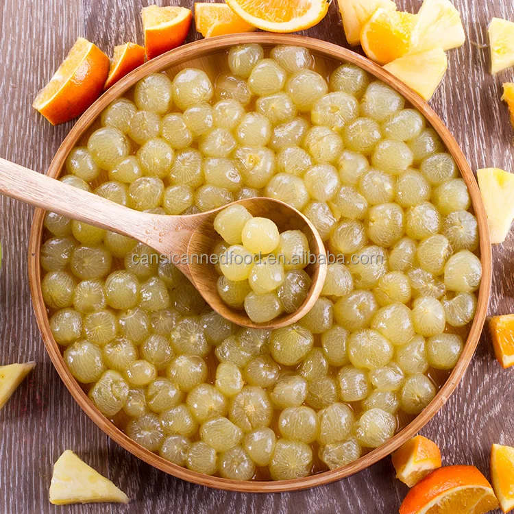 Zhenxin Canned Fruit Type Canned Peeled Grapes in Syrup