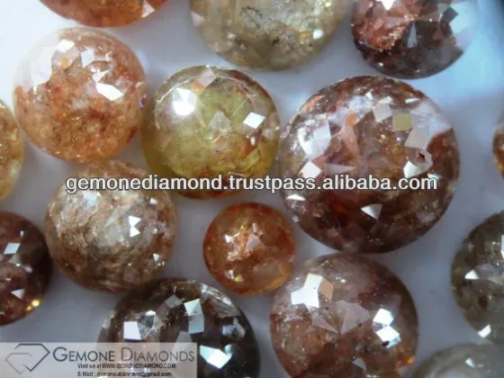 Natural Round Cut Mixed Color Icy Diamonds from Indian Manufacturer