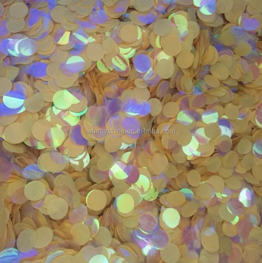 
PVC/PET Heart shape confetti metallic confetti 