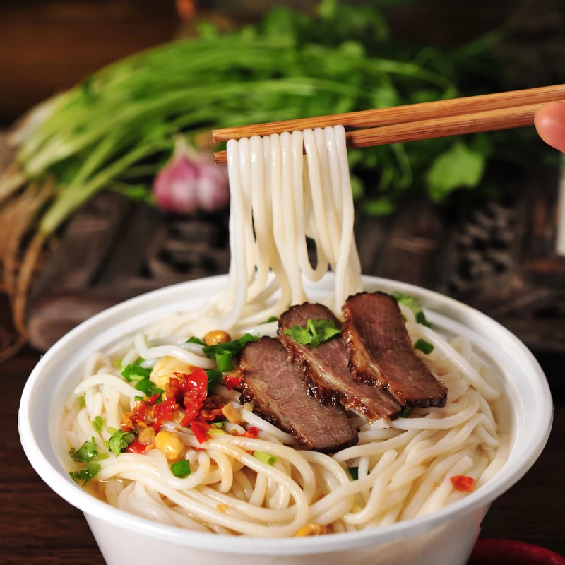 Chinese Wholesale Natural Rice Fresh Ramen Noodles 2019