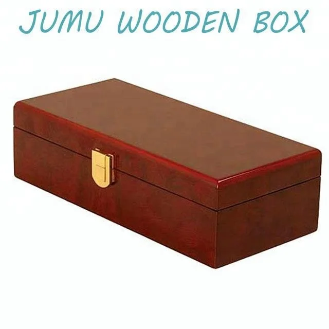cherry wood microphone wooden box