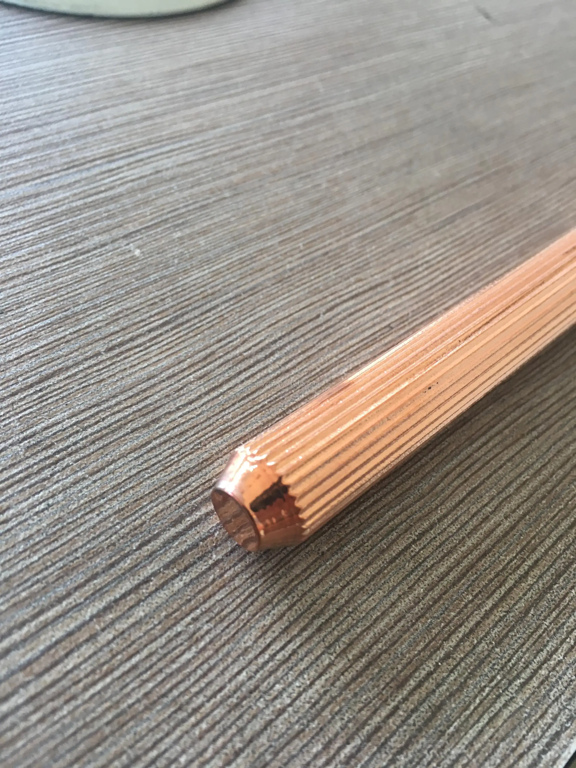 
DC copper coated pointed arc air gouging carbon electrode rod 9*305mm 