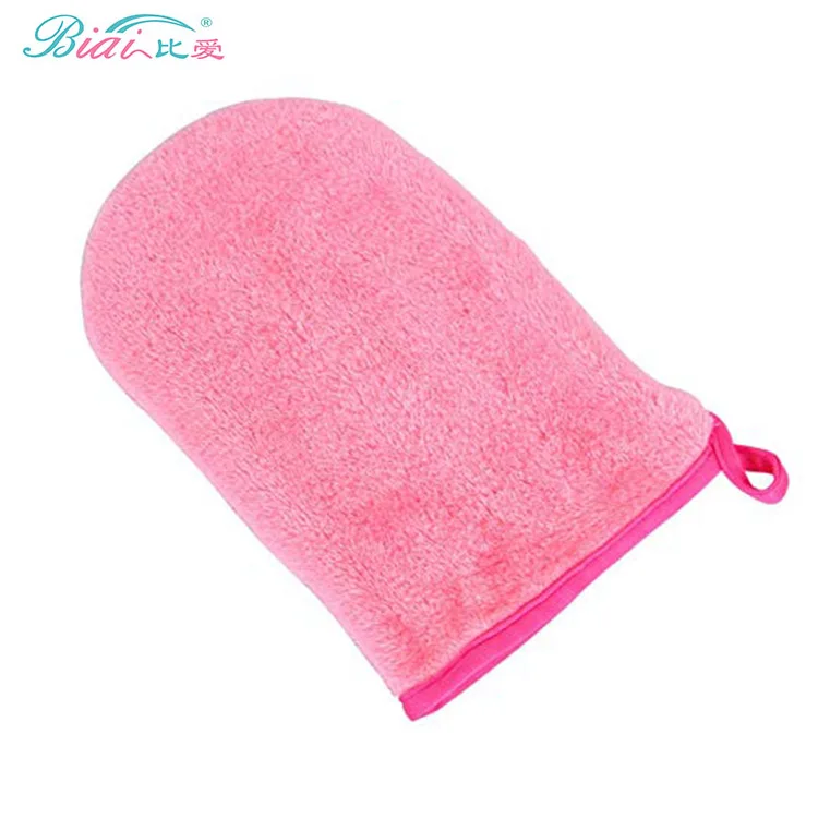 Microfiber Face Cloths Mitts Reusable Make-up Removing Mitts Soft Facial Washcloths Gloves for Women