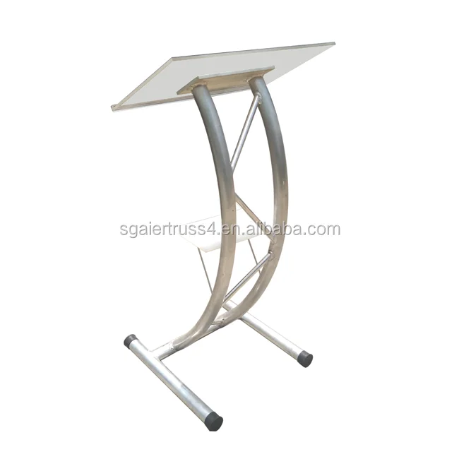 Sgaier truss adjustable lectern acrylic podium pulpit lectern acrylic desktop lectern