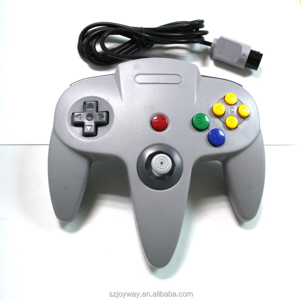 Серый контроллер, геймпад, джойстик для NINTENDO 64 N64 Game Mario Kart