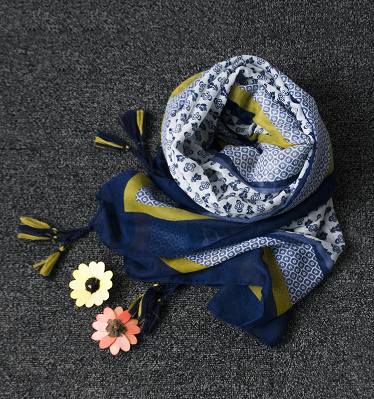 Rulan hot sale 100% polyester printing light jersey muslim scarf