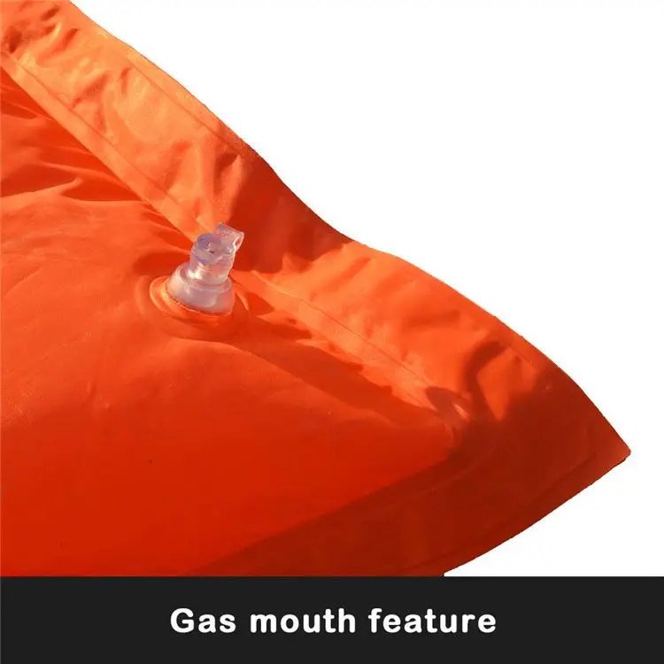 
Folding mini single air camping mattress with pillow inflatable air cushion for outdoor 